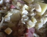 Foto del paso 2 de la receta: Bacalao rehogado con huevo y berenjenas al horno