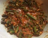 A picture of step 10 of Chatpata Masala Bhindi.