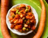 A picture of step 3 of Carrots and peas pickle.