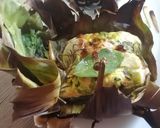 Une image de l'étape 7 de Saumon 🦈en papillote de feuilles 🍌de bananier.