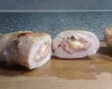 Foto del paso 4 de la receta: Pechugas de pollo rellenas con paleta y queso al verdeo