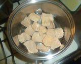 A picture of step 1 of Vegetarian Twice Cooked "Pork".