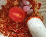 Foto langkah ke 6 dari resep Sambal Telur Rebus Tempe Panggang.