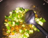 வெண்டைக்காய் பச்சடி(vendaikkai pacchadi recipe in tamil) ரெசிபி ஸ்டேப் 5 புகைப்படம்