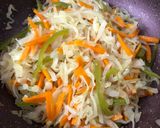 A picture of step 6 of Chicken Salami Spring Rolls.