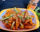 हनी चिल्ली पोटैटो (Honey chilli potato recipe in hindi) रेसिपी चरण 15 फोटो