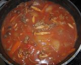 A picture of step 5 of Hashed Beef Stew with Ingredients and Canned Tomatoes at Home.