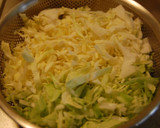 A picture of step 1 of Make in a Pan! Okonomiyaki with Lots of Tempura Crumbs.