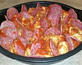 A picture of step 3 of Mike's Easy Garlic Pizza Bites.
