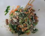 A picture of step 6 of Smooth Konnyaku Shira-ae with Silken Tofu.