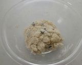 A picture of step 4 of Easy & Small Starbucks-style Chocolate Scones.