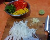 A picture of step 1 of Peperonata.