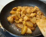 A picture of step 5 of Re-using the Cooking Liquid From Simmered Pork Belly Cubes Braised Daikon Radish and Chicken.