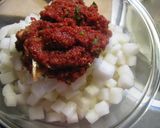 A picture of step 5 of Easy Daikon Radish Kimchi.