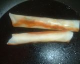 A picture of step 4 of Easy and Speedy Curry Flavored Spring Rolls.
