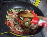 A picture of step 7 of My Daughter's Favorite Veggie-Filled Napolitan Spaghetti.