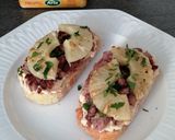 A picture of step 8 of Cream Cheese and Sausage Toasts.