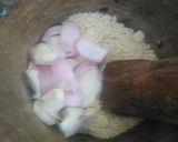 A picture of step 1 of Egusi Soup.