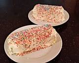 Rainbow Sherbet ( Sorbet ) Filled Striped Vanilla Cake Roll recipe step 15 photo