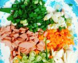 Hình bước làm 1 của món Cơm chiên trứng