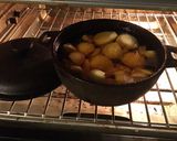 A picture of step 2 of California Farm Garlic Confit and Puree.