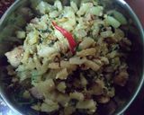 A picture of step 10 of Banana stem fry (Thor ghonto).