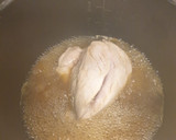 Foto del paso 2 de la receta: Timbal de patata y pechuga de pollo con salsa de vino tinto