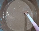 Foto langkah ke 3 dari resep Mochi Cake Coklat Lumer.