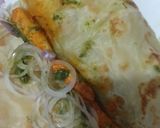 A picture of step 5 of Chicken parantha roll.