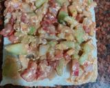 A picture of step 5 of Veg mayo masala club sandwich.