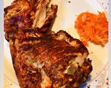 A picture of step 3 of Chinese style chicken Raan with Red Onion pickle.