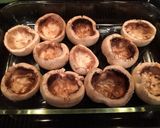 A picture of step 1 of Swiss-style Stuffed Mushroom.