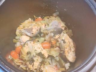 Лосось запечённая в мультиварке