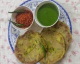 A picture of step 10 of Whole wheat flour stuff paratha.