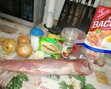 Baconben sült sertésszűzérme édesburgonyapürével 🙂 recept fázis 3 fotója