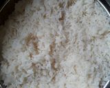 A picture of step 1 of Jollof rice and Turkey.