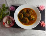 पालक चिकन कोफ्ता(Palak Chicken kofta recipe in hindi) रेसिपी चरण 6 फोटो