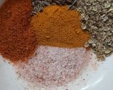 A picture of step 3 of Ghiya chicken.