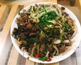 Hình bước làm 3 của món Thịt lợn lòi xào lăn