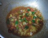 A picture of step 8 of Masala Macroni.