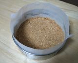 A picture of step 4 of Airy and Rich Two-Layer Cheesecake.