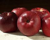 A picture of step 2 of Pink Hued Apple Jam using Red Gold Apples.