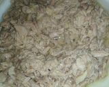 A picture of step 1 of Tin Fish qeema.