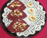 A picture of step 9 of Protein Loaded Cheesey Egg Stuffed Beetroot Paratha Tortilla Wrap.