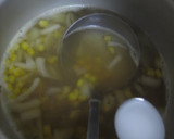 A picture of step 3 of Fluffy Egg Drop Soup with Corn & Onion.