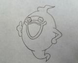 A picture of step 7 of "Yokai-Watch" Character Bento.