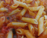 Foto del paso 4 de la receta: Macarrons amb pilotes amb tomatiga i 4 formatges al forn