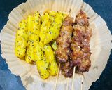 Hình bước làm 5 của món Thịt xiên nướng
