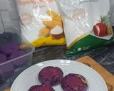 Foto langkah ke 4 dari resep Ubi ungu keju lumer.