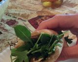 A picture of step 3 of Flank Steak In Sauce On Hoagie.